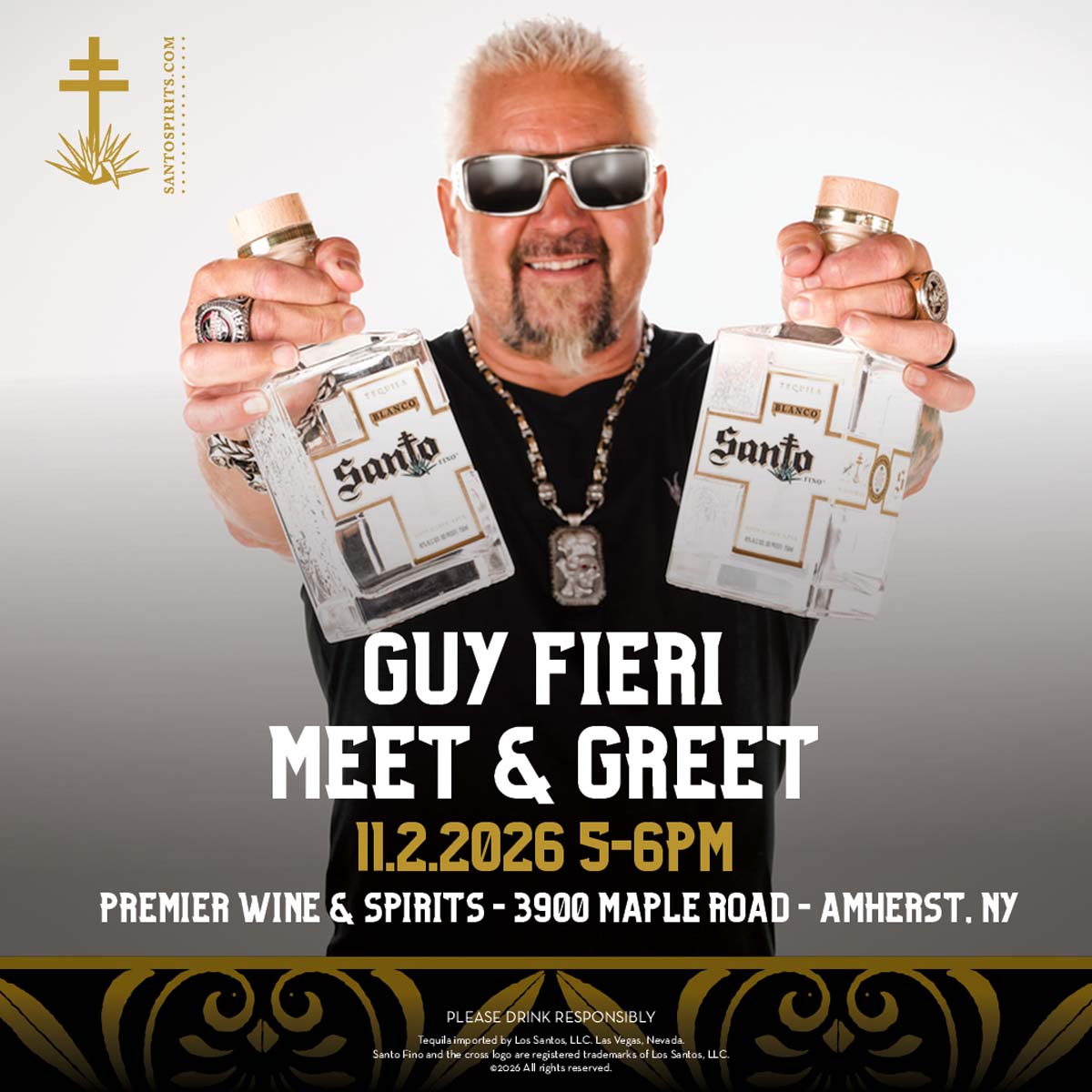 Guy Fieri Bottle Signing