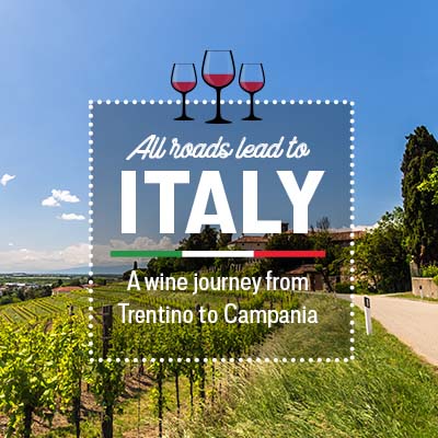 Register for All Roads Lead to Italy - A Wine Journey from Trentino to Campania on Eventbrite