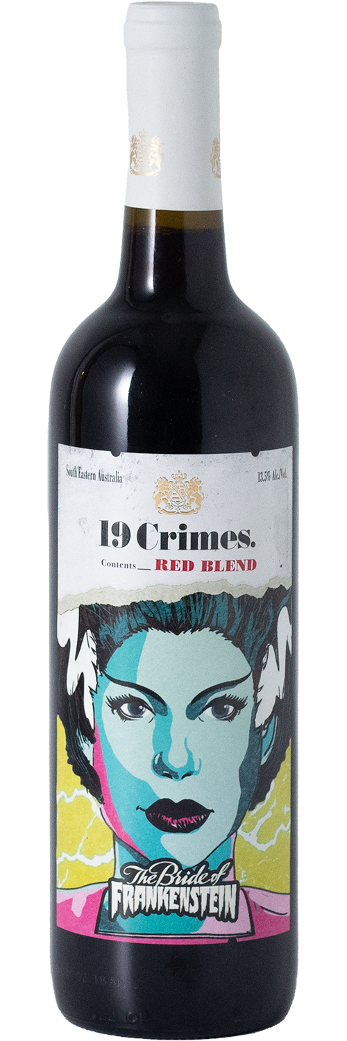 19 Crimes Bride of Frankenstein Red Blend