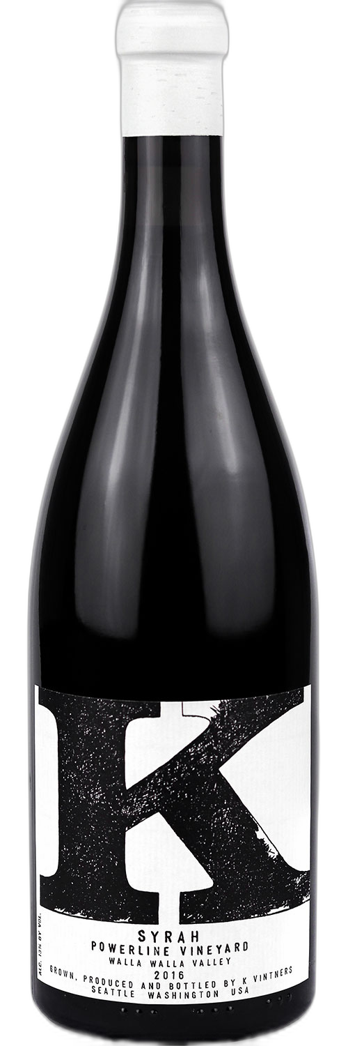 K Vintners Syrah Powerline Vineyard