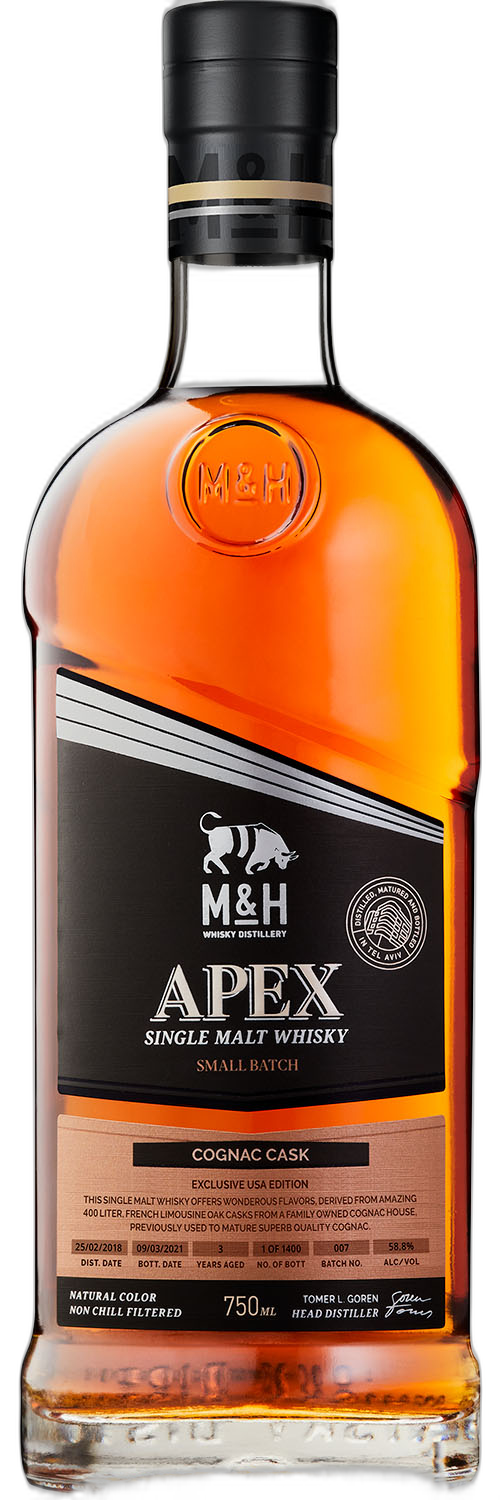M&H Apex Cognac Cask Single Malt Whisky