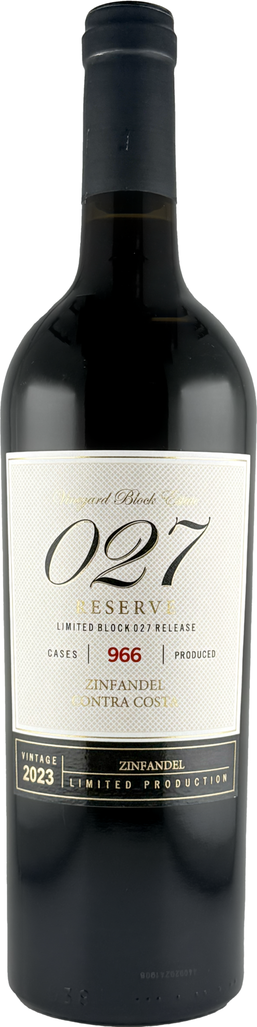 Vineyard Block Estate 027 Reserve Zinfandel