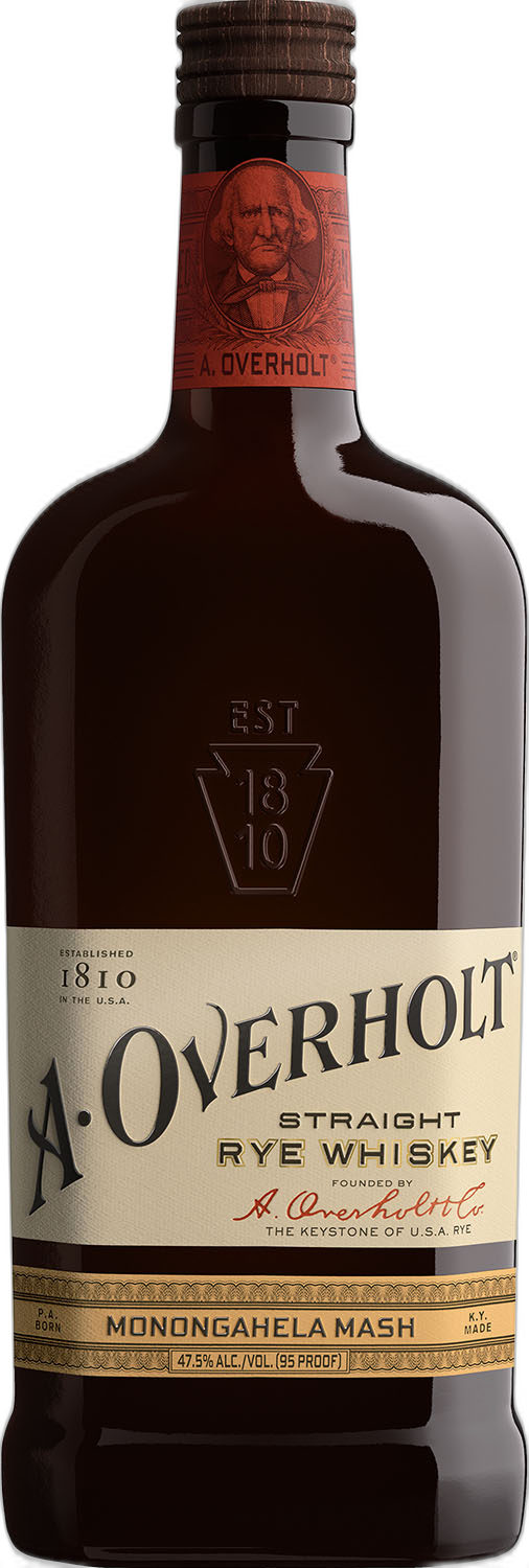 A. Overholt Monongahela Mash Straight Rye Whiskey