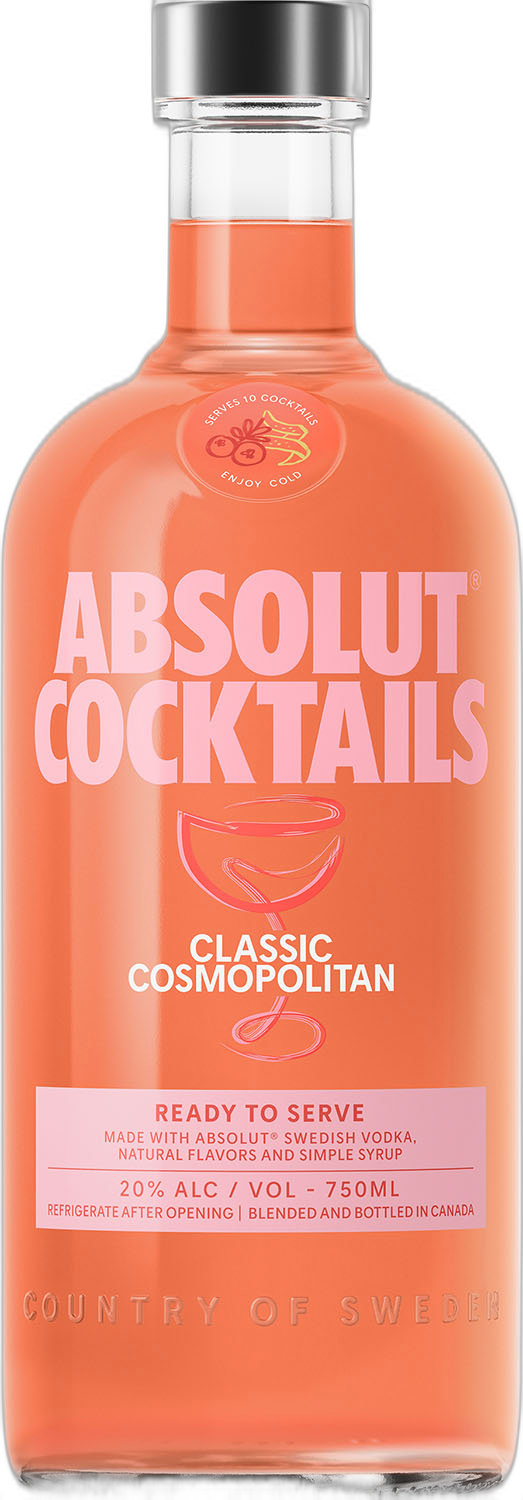 Absolut Cocktails Classic Cosmopolitan