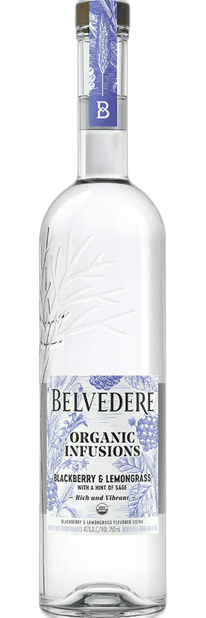 Belvedere Organic Infusions Blackberry & Lemongrass