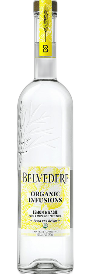Belvedere Organic Infusions Lemon & Basil