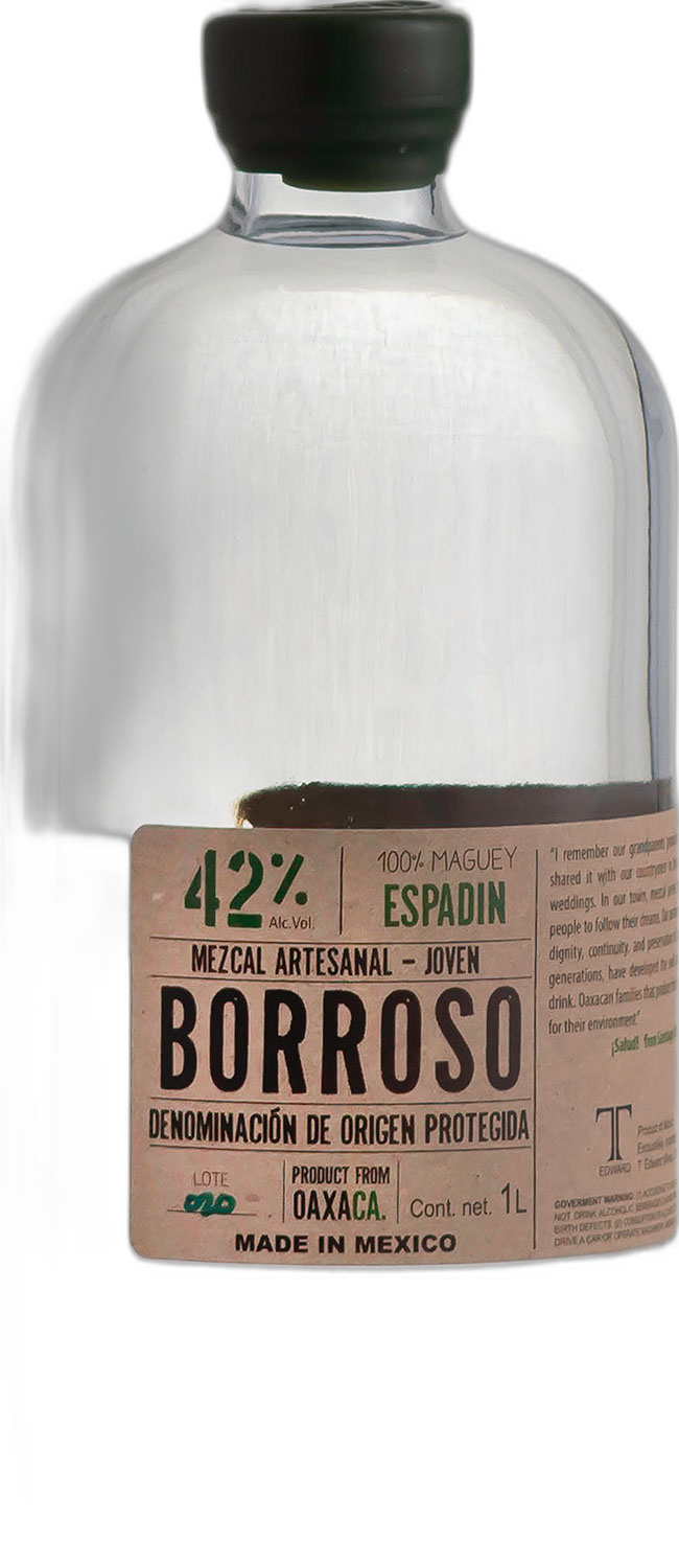 Borroso Mezcal Artesanal Espadin 42%