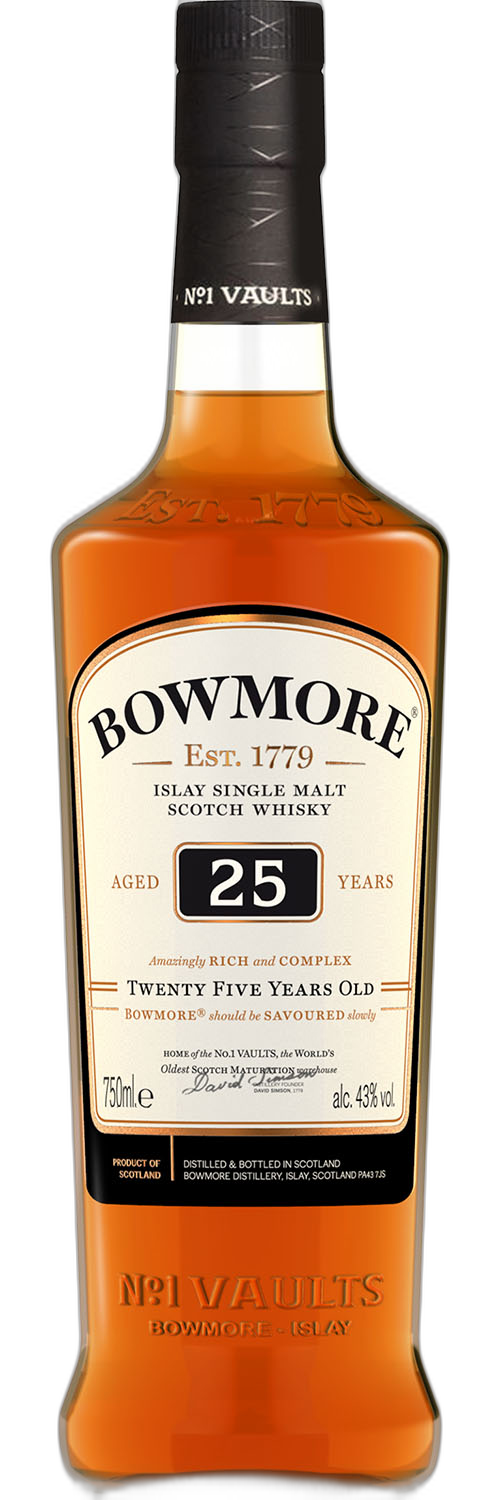 Bowmore 25 Year Old Islay Single Malt Scotch