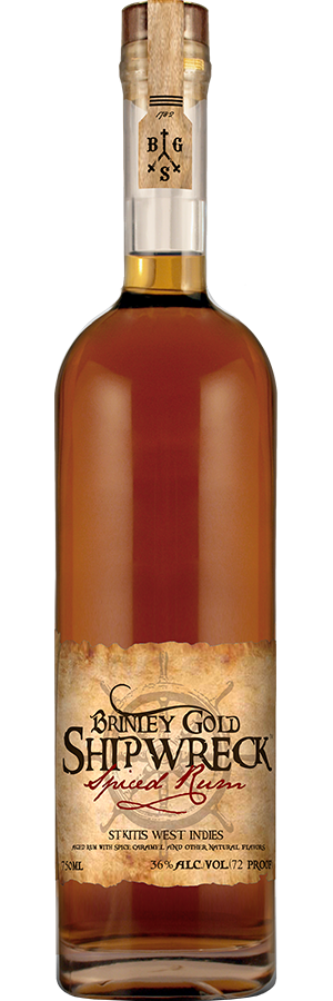 Brinley Gold Shipwreck Spiced Rum