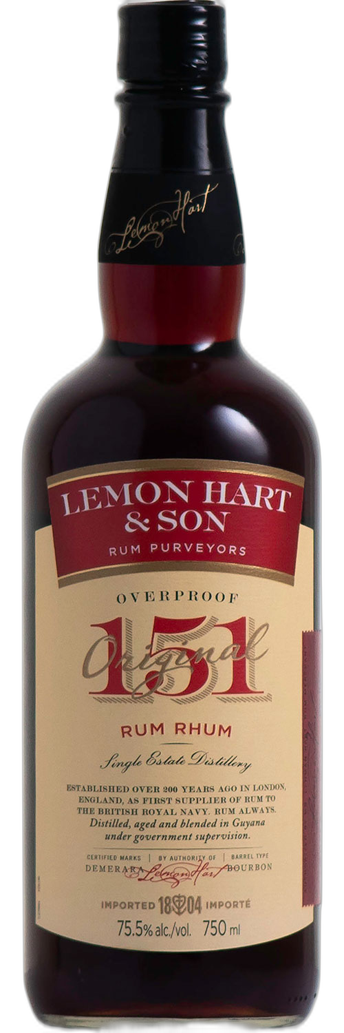 Lemon Hart & Son 151 Rum