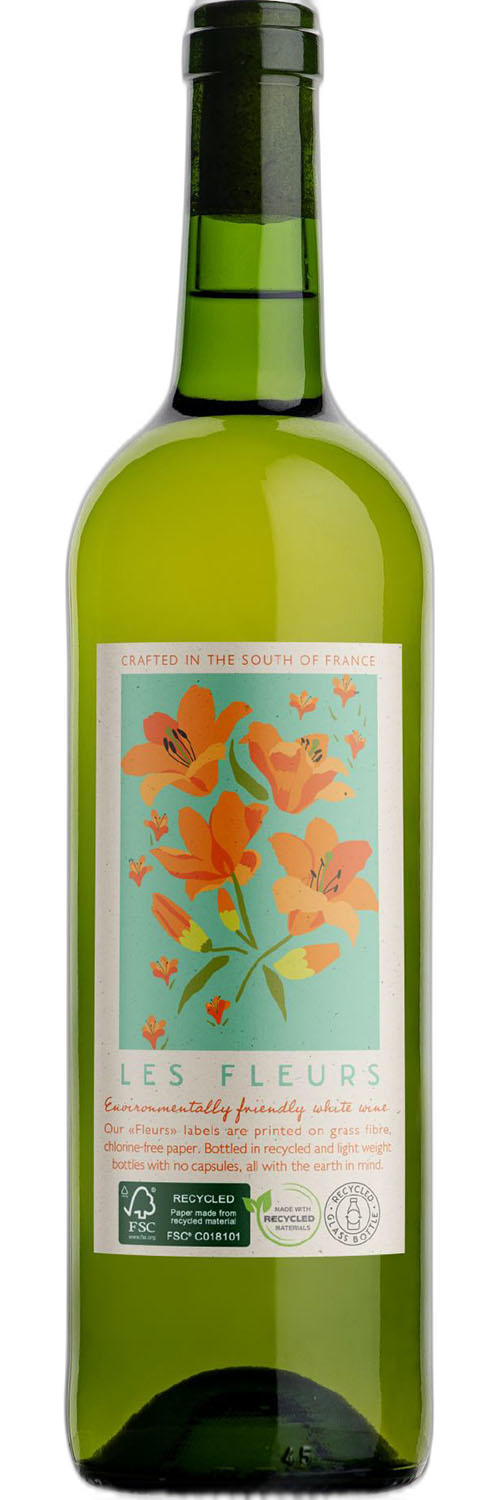 Les Fleurs Environmentally Friendly White Wine