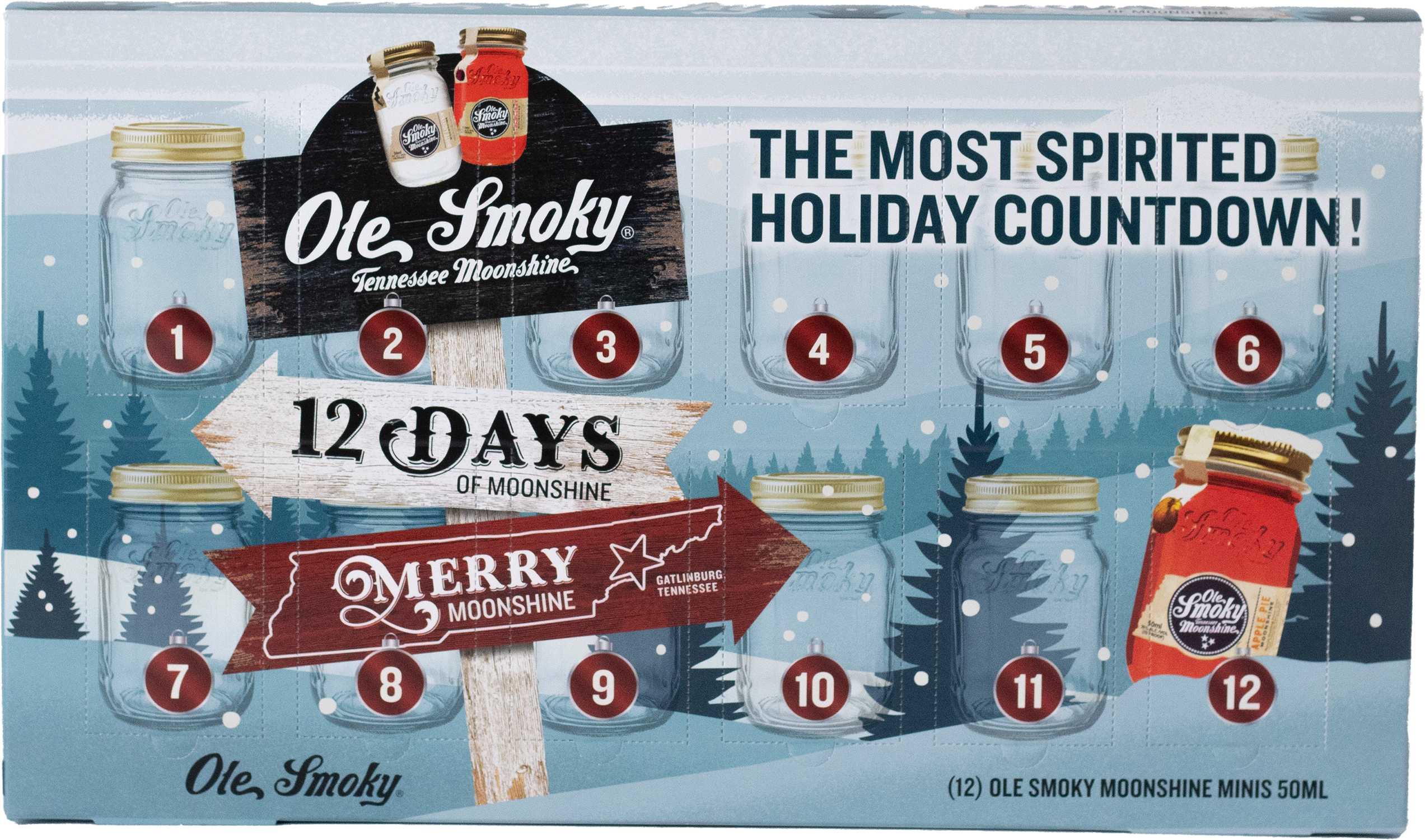 Ole Smoky 12 Days of Moonshine Advent Calendar Gift Set