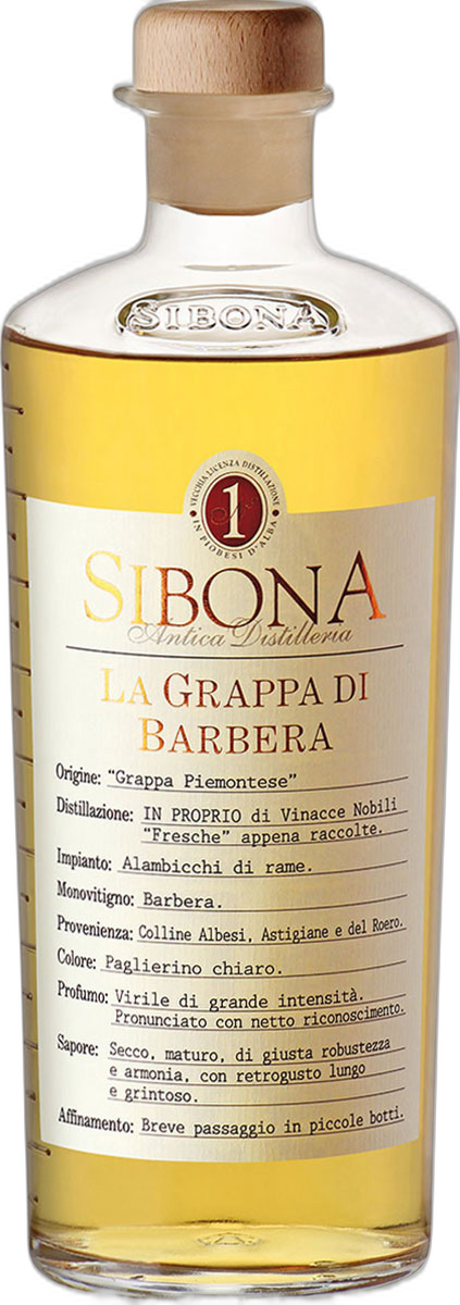 Sibona La Grappa di Barbera