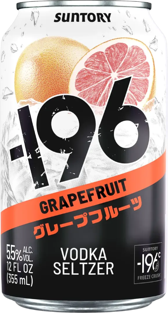 -196 Grapefruit Vodka Seltzer