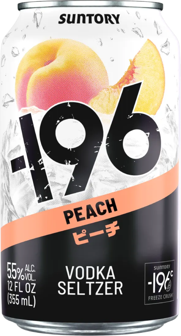 -196 Peach Vodka Seltzer