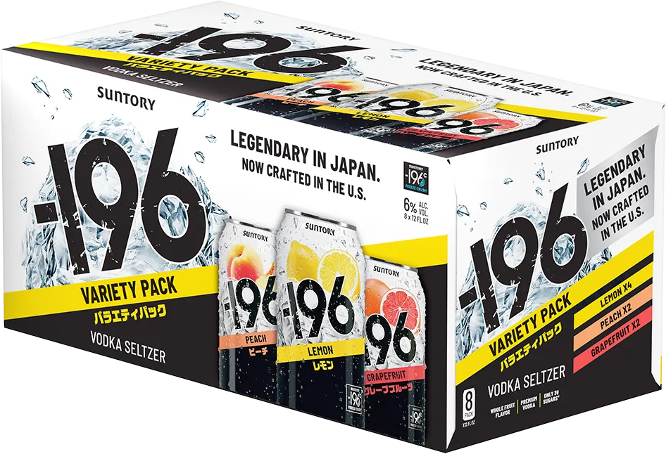 -196 Vodka Seltzer Variety Pack