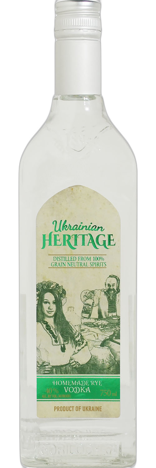 Ukrainian Heritage Homemade Rye Vodka
