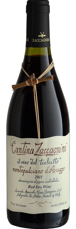 Cantina Zaccagnini il vino “dal tralcetto” Montepulciano d'Abruzzo